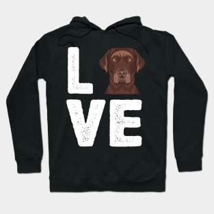 Chocolate Lab I Love My Chocolate Lab Hoodie